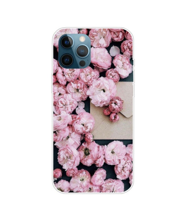 Coque iPhone 13 Pro Max Fleur ROSE