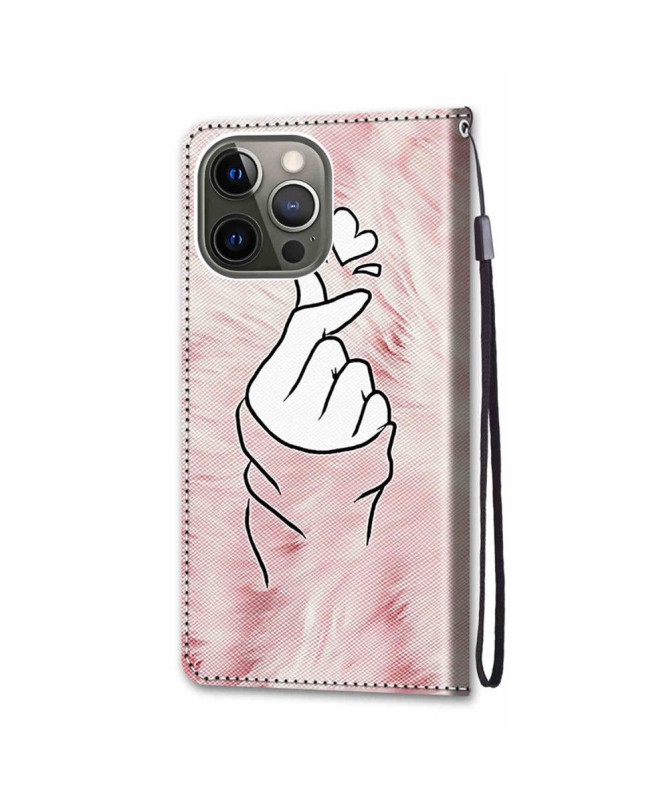 Housse iPhone 13 Pro Max Coeur Coréen