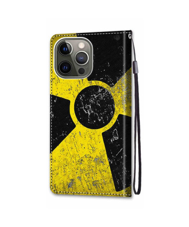 Housse iPhone 13 Pro Max Symbole Radioactif