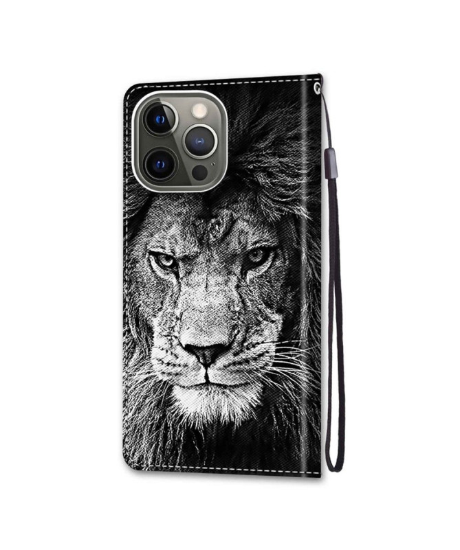 Housse iPhone 13 Pro Max Portrait Lion