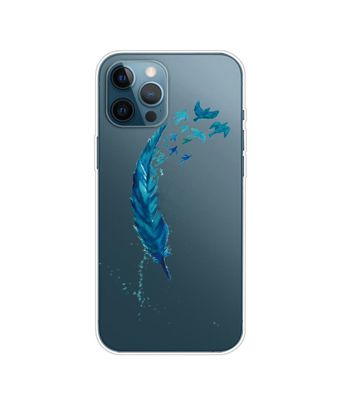 Coque iPhone 13 Pro Plume et Oiseaux