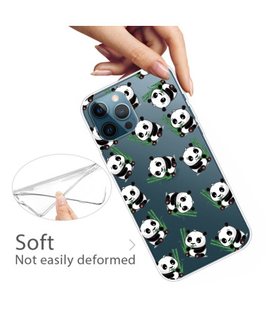 Coque iPhone 13 Pro Happy Pandas