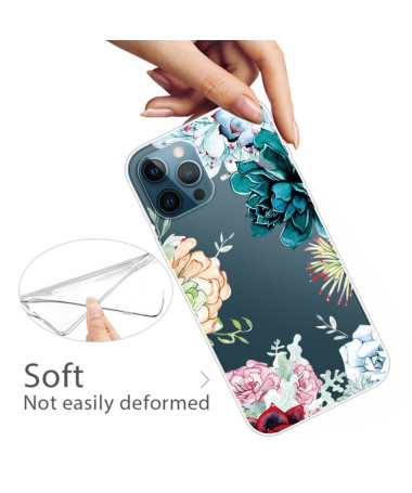 Coque iPhone 13 Pro variété de fleurs