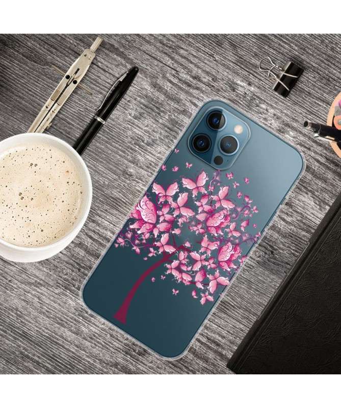 Coque iPhone 13 Pro arbre à papillons