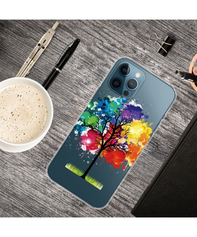 Coque iPhone 13 Pro Arbre Peint