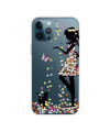 Coque iPhone 13 Pro fille en fleur