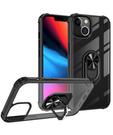 Coque iPhone 13 Pro Transparente avec anneau support