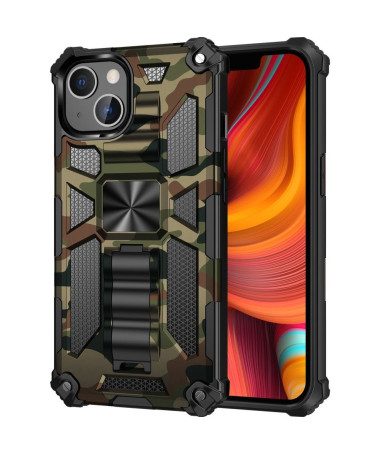 Coque iPhone 13 Pro Camouflage Militaire Fonction Support