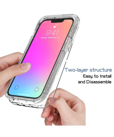 Coque iPhone 13 Pro Transparent Dégradé Antichocs