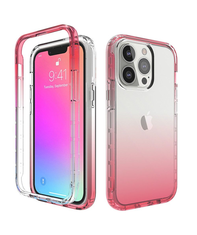 Coque iPhone 13 Pro Transparent Dégradé Antichocs