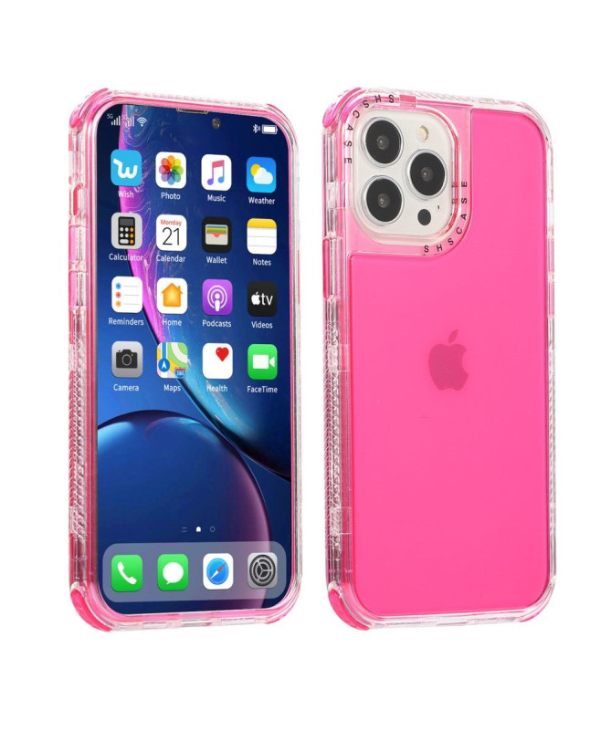 Coque iPhone 13 Pro semi transparent couleur