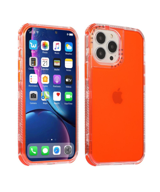 Coque iPhone 13 Pro semi transparent couleur