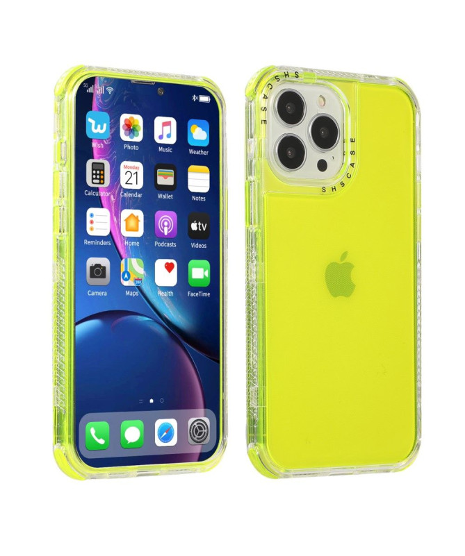 Coque iPhone 13 Pro semi transparent couleur