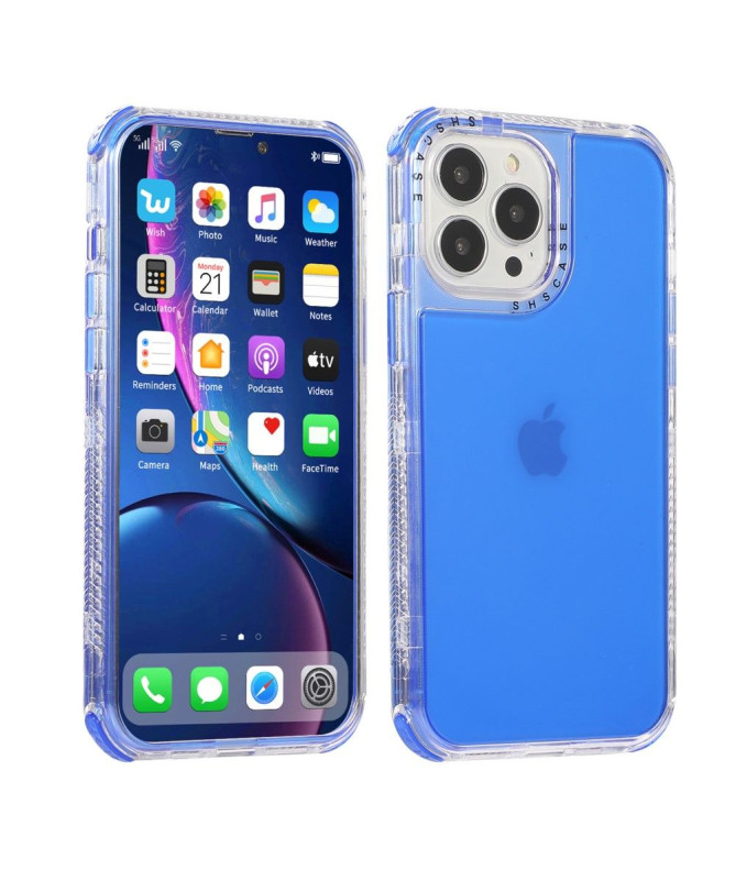 Coque iPhone 13 Pro semi transparent couleur