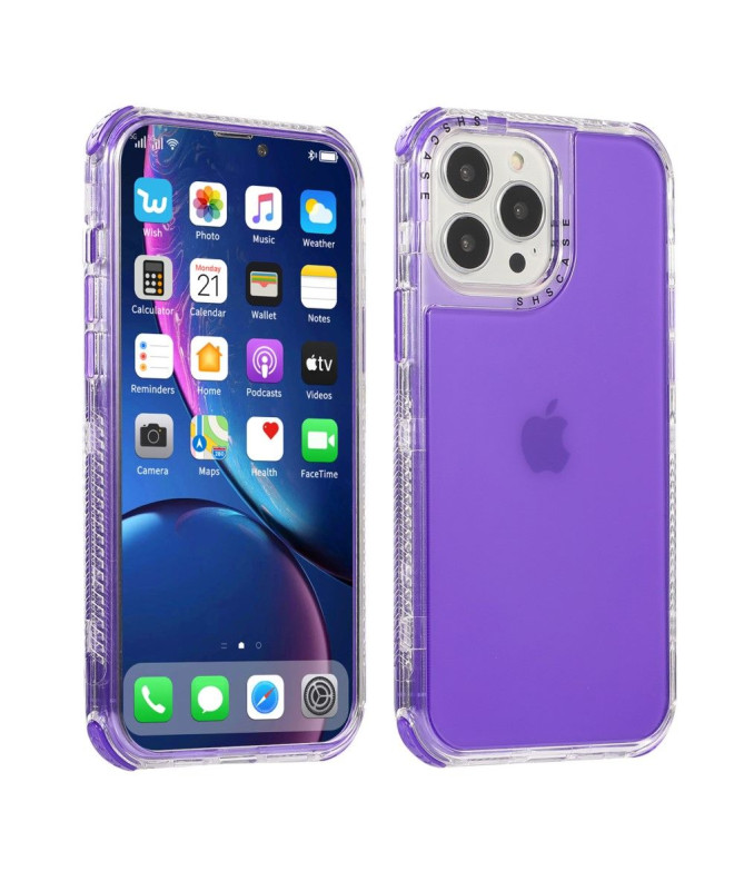 Coque iPhone 13 Pro semi transparent couleur