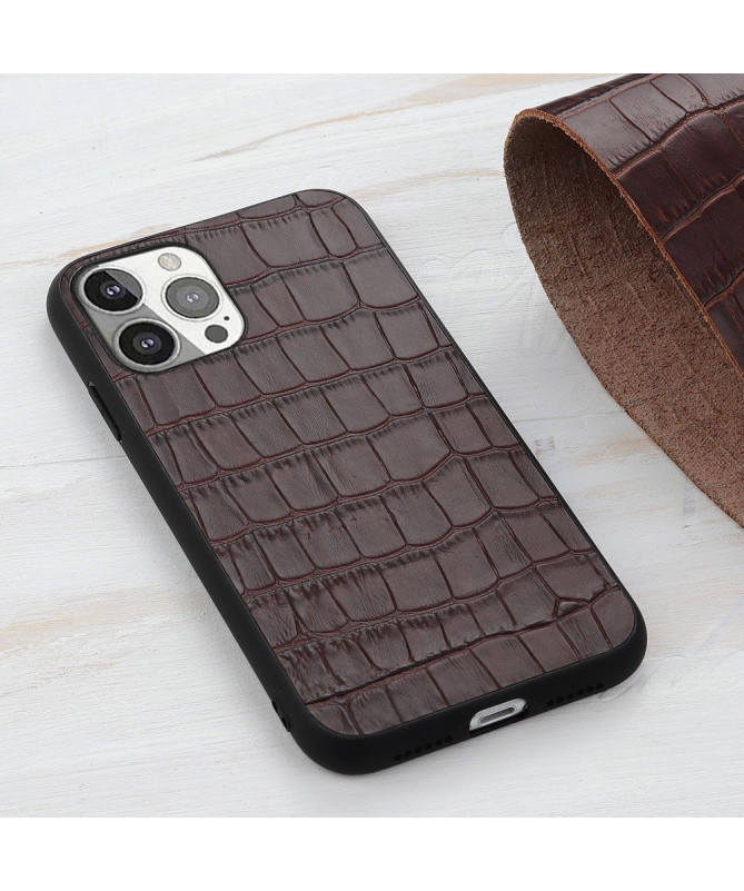 Coque iPhone 13 Pro Chic Croco