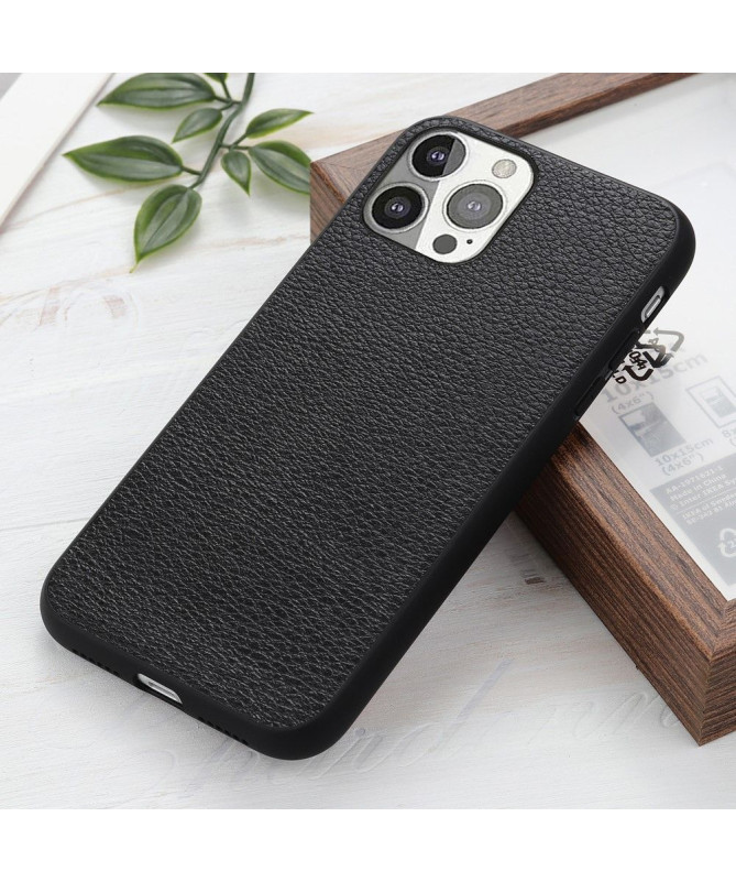 Coque iPhone 13 Pro cuir grainé