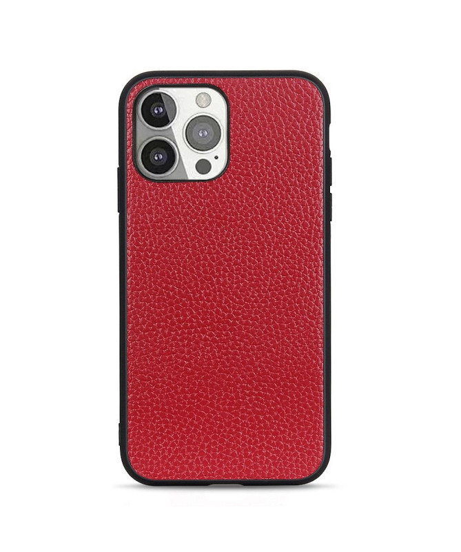 Coque iPhone 13 Pro cuir grainé