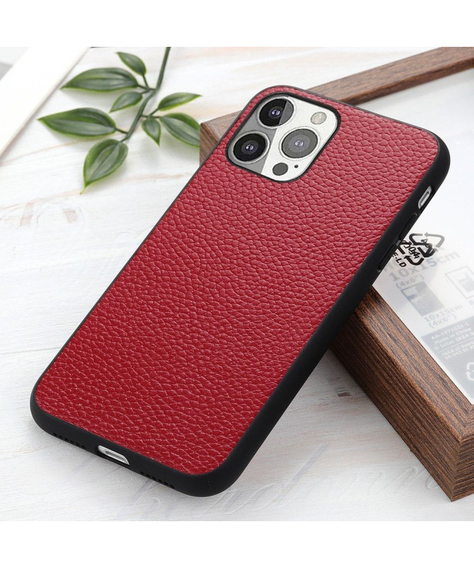 Coque iPhone 13 Pro cuir grainé