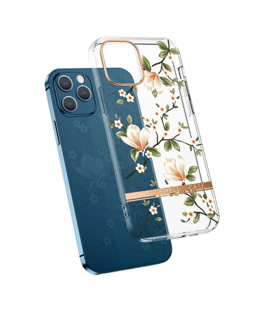 Coque iPhone 13 Pro Transparent Fleurs