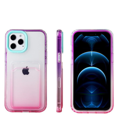 Coque iPhone 13 Pro Max Gradient Color Porte-Carte