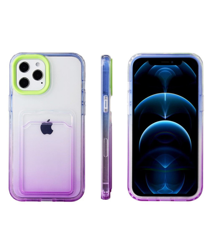 Coque iPhone 13 Pro Max Gradient Color Porte-Carte