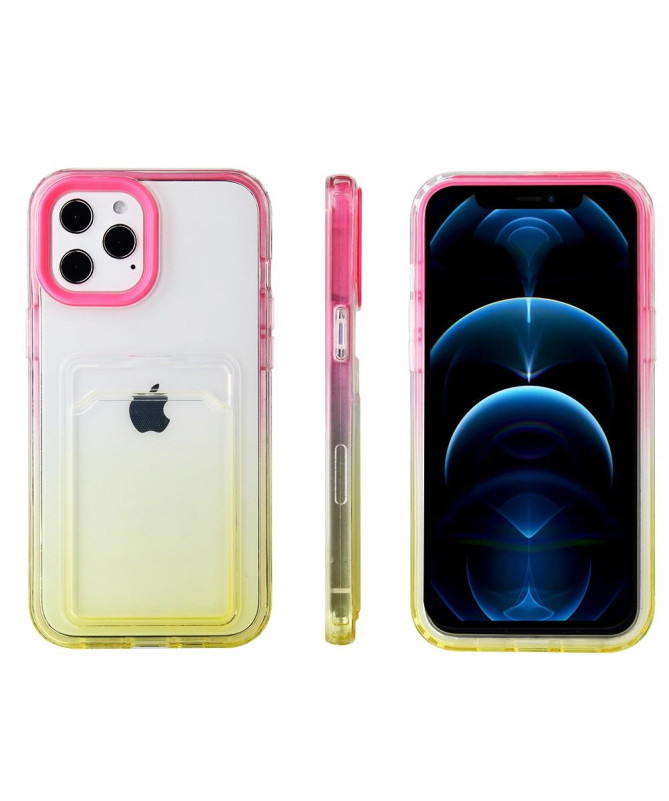 Coque iPhone 13 Pro Max Gradient Color Porte-Carte