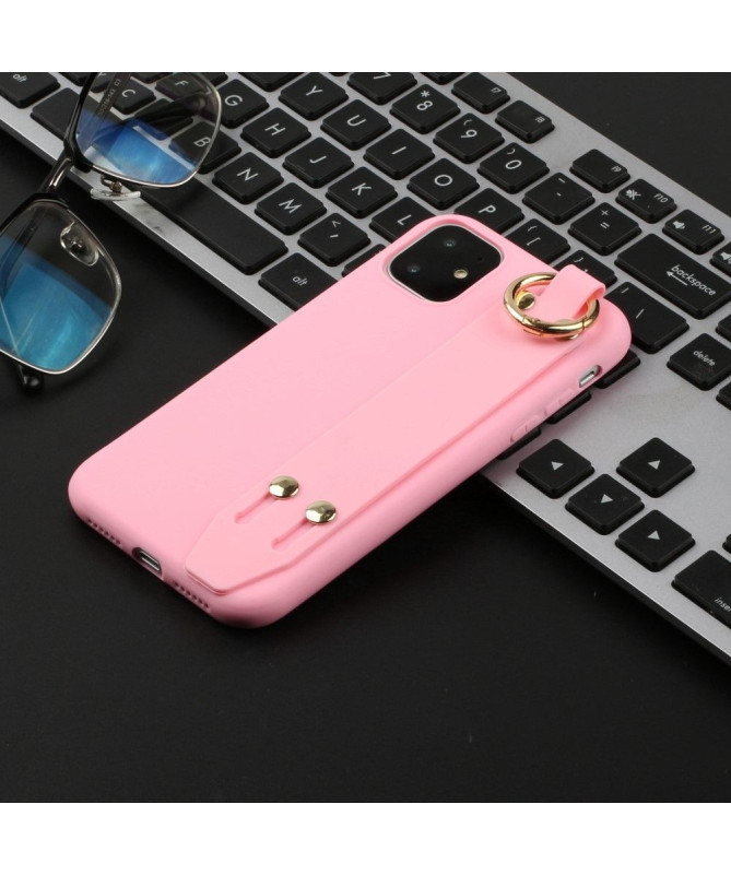 Coque iPhone 13 Pro Max Strap en silicone