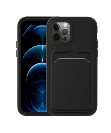 Coque iPhone 13 Pro Max Skin-Touch Porte-carte