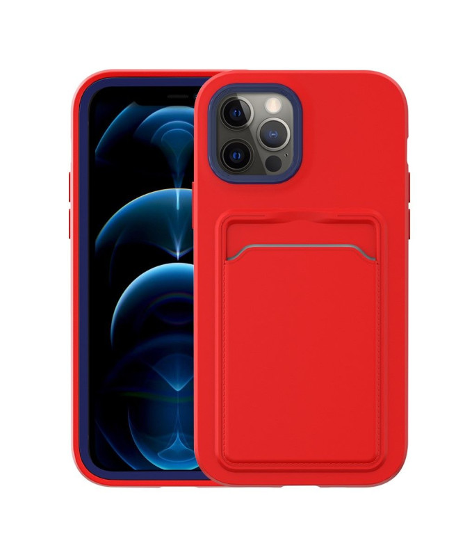 Coque iPhone 13 Pro Max Skin-Touch Porte-carte