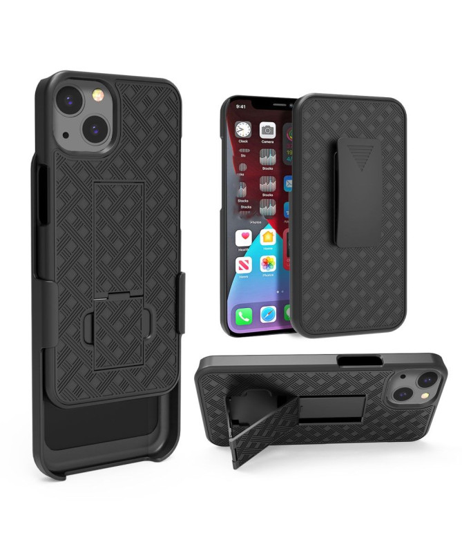 Coque iPhone 13 mini intégrale avec clip ceinture