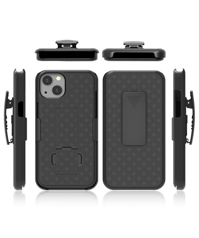 Coque iPhone 13 mini intégrale avec clip ceinture