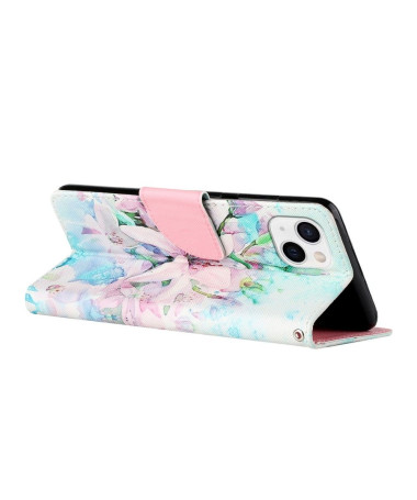 Housse iPhone 13 mini Lily Fleur