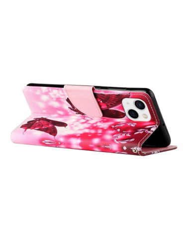 Housse iPhone 13 mini Papillons Volants