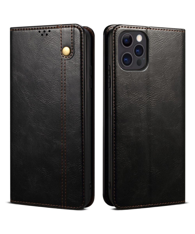 Housse iPhone 13 mini Portefeuille Support Effet Cire