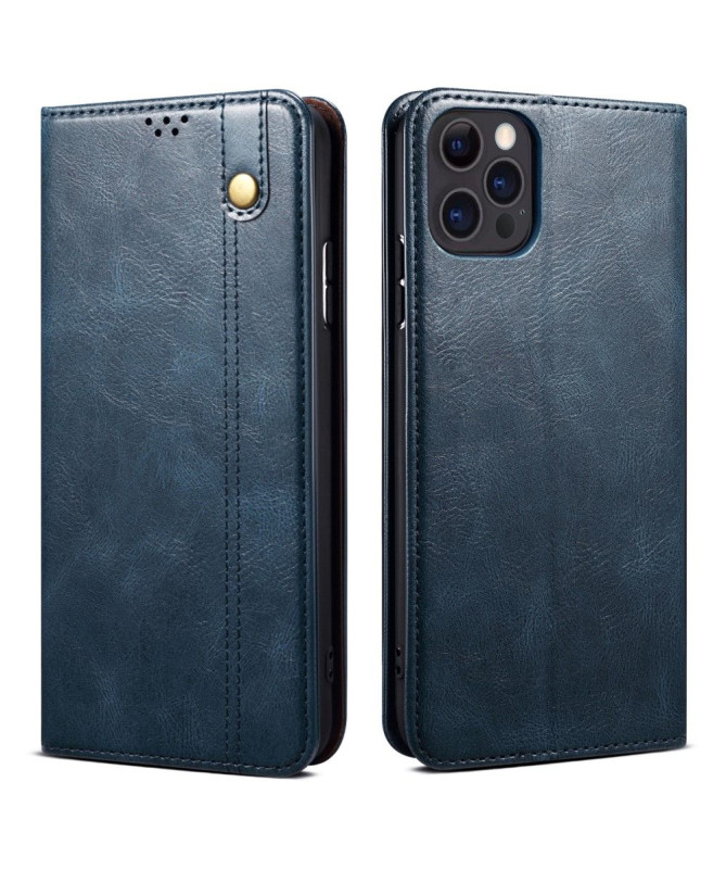 Housse iPhone 13 mini Portefeuille Support Effet Cire