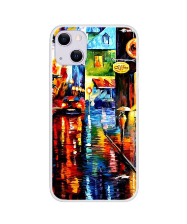 Coque iPhone 13 Peinture artistique