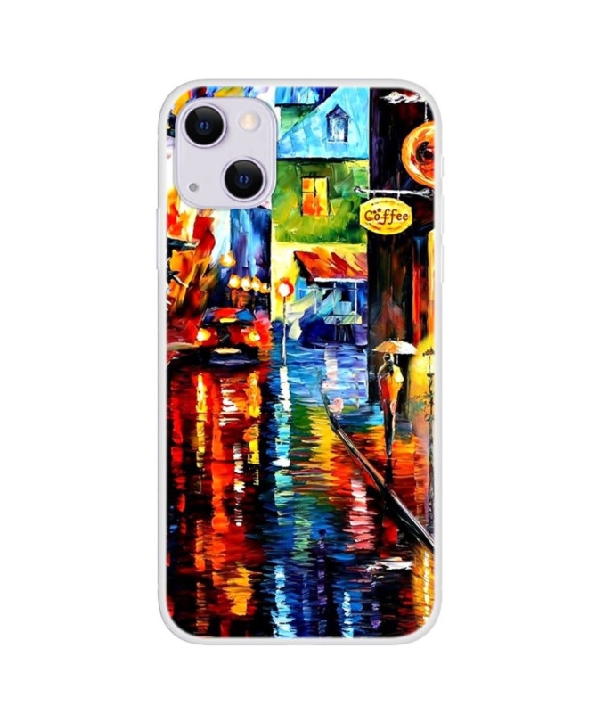 Coque iPhone 13 Peinture artistique