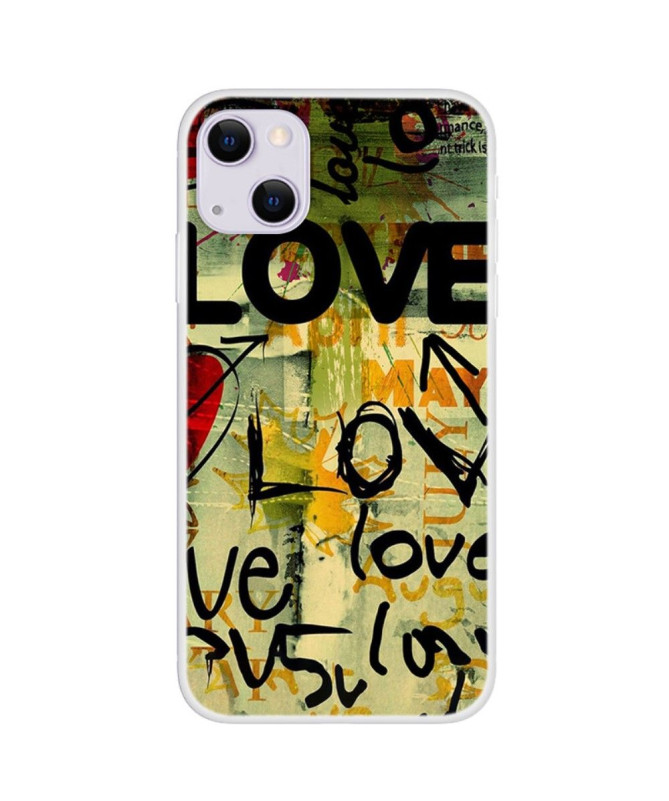 Coque iPhone 13 Love Love Love