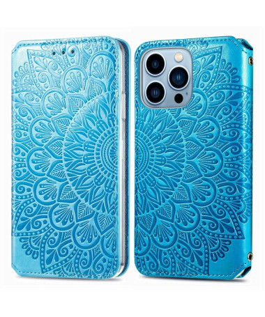 Housse iPhone 13 Pro Flip Chic Mandala