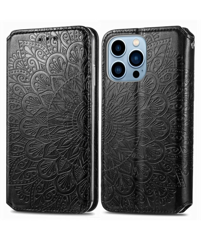 Housse iPhone 13 Pro Flip Chic Mandala