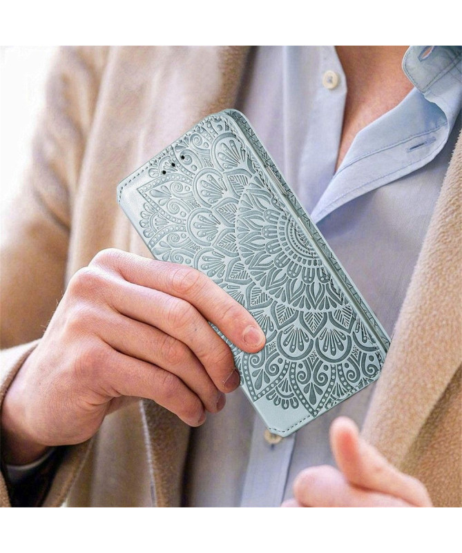 Housse iPhone 13 Pro Flip Chic Mandala