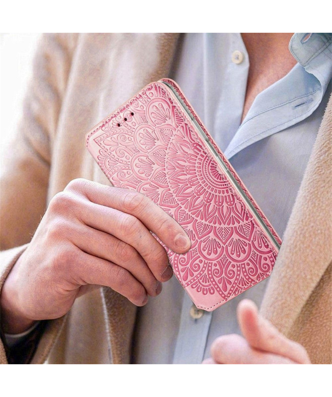 Housse iPhone 13 Pro Flip Chic Mandala