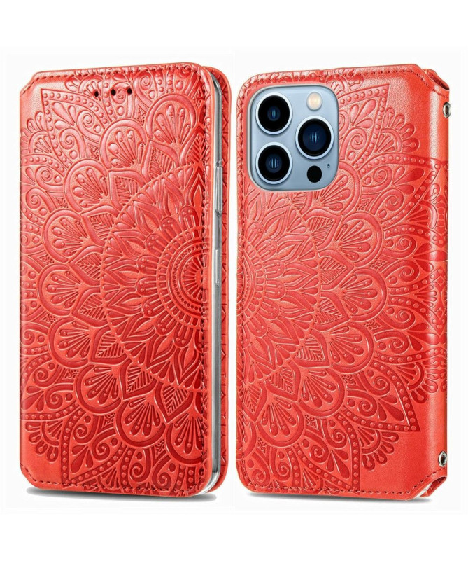 Housse iPhone 13 Pro Flip Chic Mandala