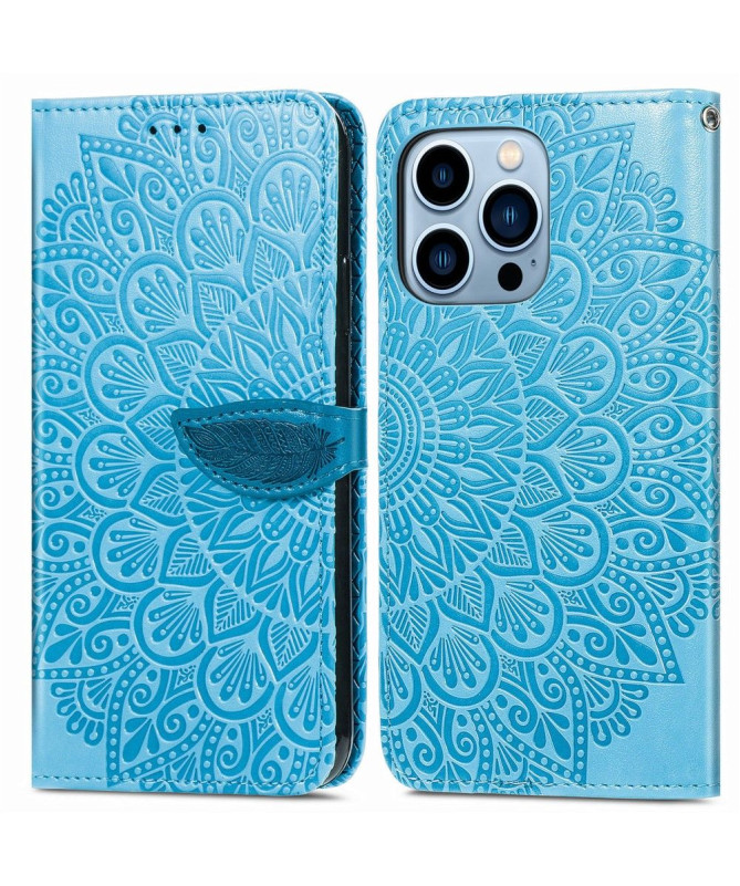 Housse iPhone 13 Pro Mandala Leaf