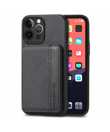 Coque iPhone 13 Pro Fibre Carbone Porte Cartes