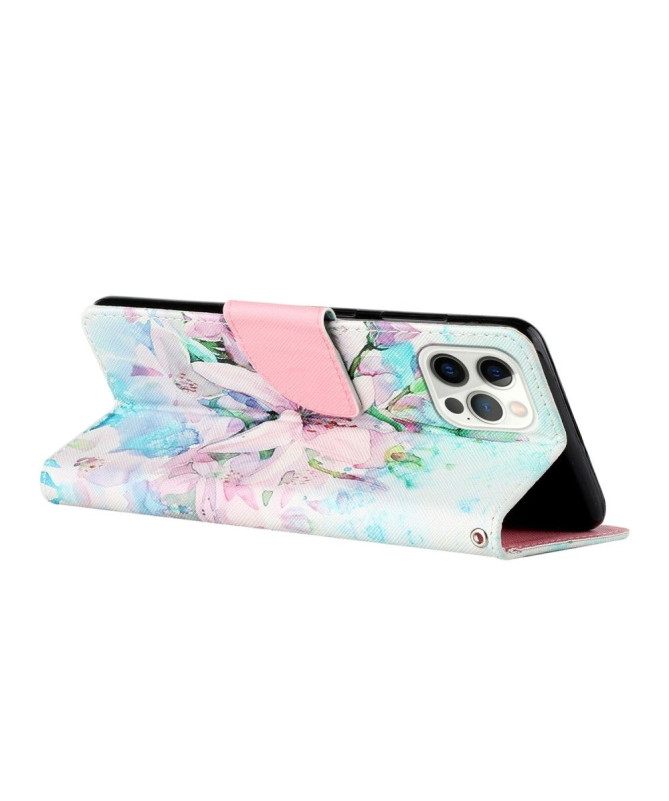 Housse iPhone 13 Pro Lily Fleur