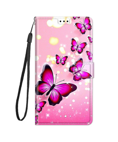 Housse iPhone 11 Papillons roses