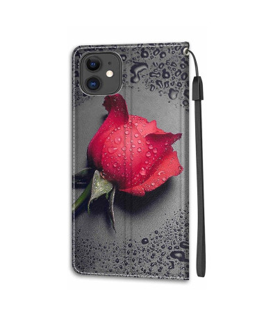 Housse iPhone 11 Rose rouge