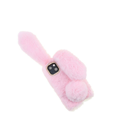 Coque iPhone 15 Pro Lapin Fausse Fourrure